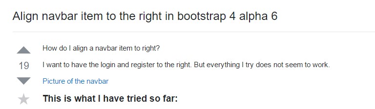  Regulate navbar item to the right in Bootstrap 4 alpha 6